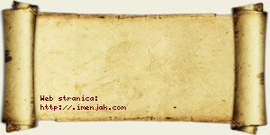 Mina Džamić vizit kartica